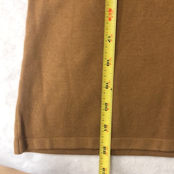 L'AGENCE Nicky Cut Out Turtleneck Sweater in Ginger Gold - Size XS/T - Picture 7 of 7